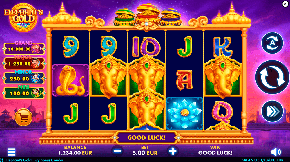 Elephant's Gold Buy Bonus Combo Key Details