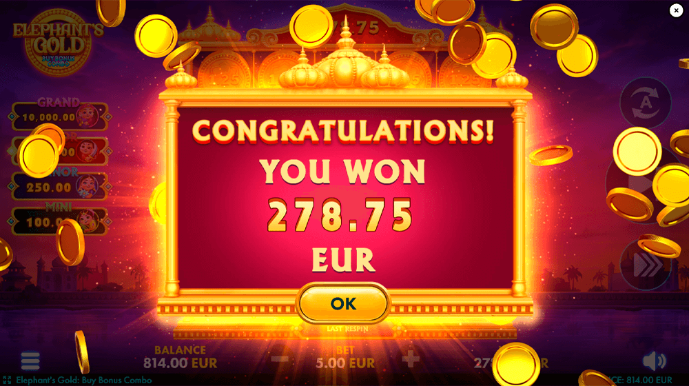 Elephant's Gold Buy Bonus Combo Bonuses